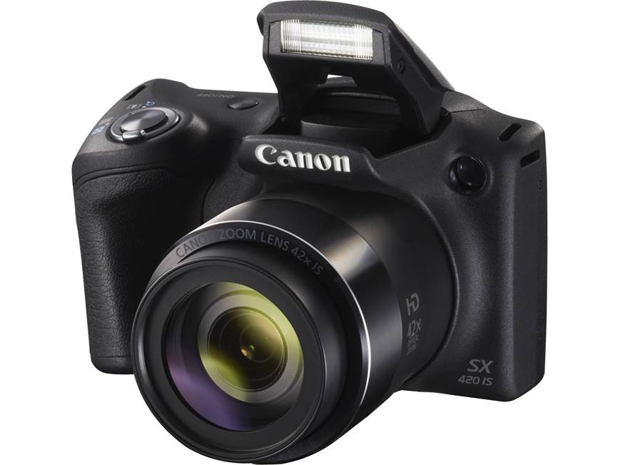 Canon PowerShot SX420 IS (Black) 20-megapixel camera with 42X