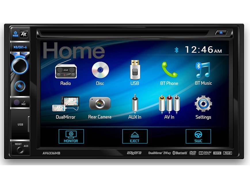 Axxera AV6336MB DVD receiver at Crutchfield