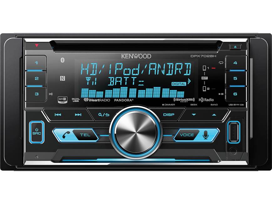 Kenwood DPX702BH CD receiver at Crutchfield