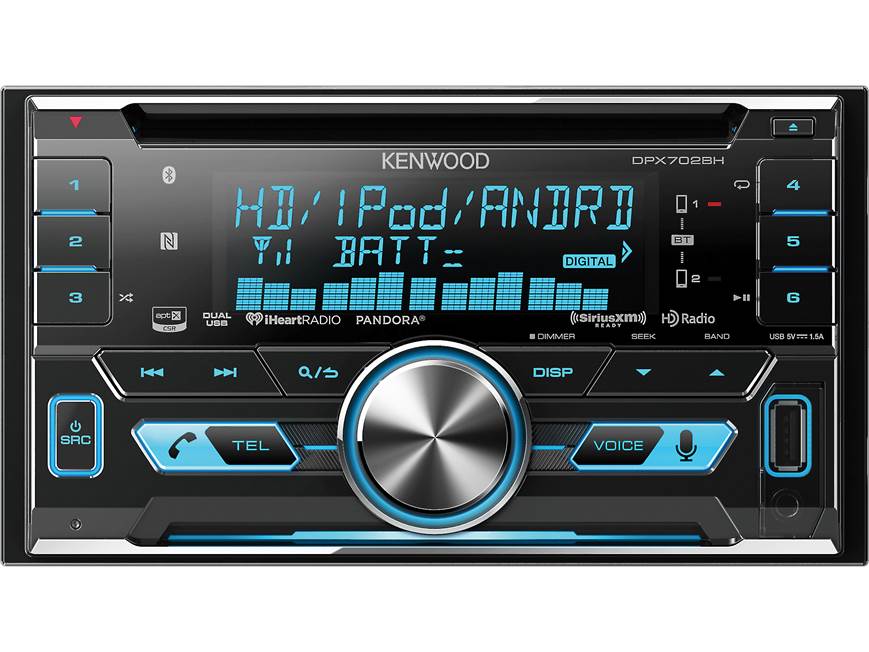 Kenwood DPX702BH CD receiver at Crutchfield