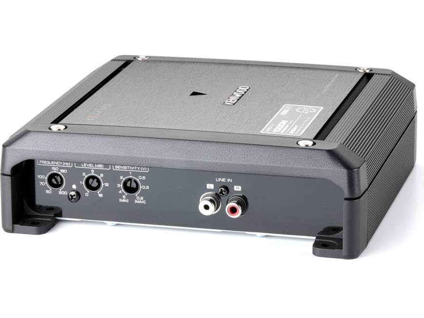 Kenwood Excelon X501-1 Mono subwoofer amplifier — 500 watts RMS x