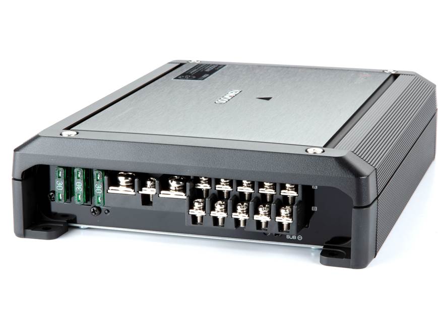 Kenwood Excelon X801-5 5-channel car amplifier — 50 watts RMS x 4