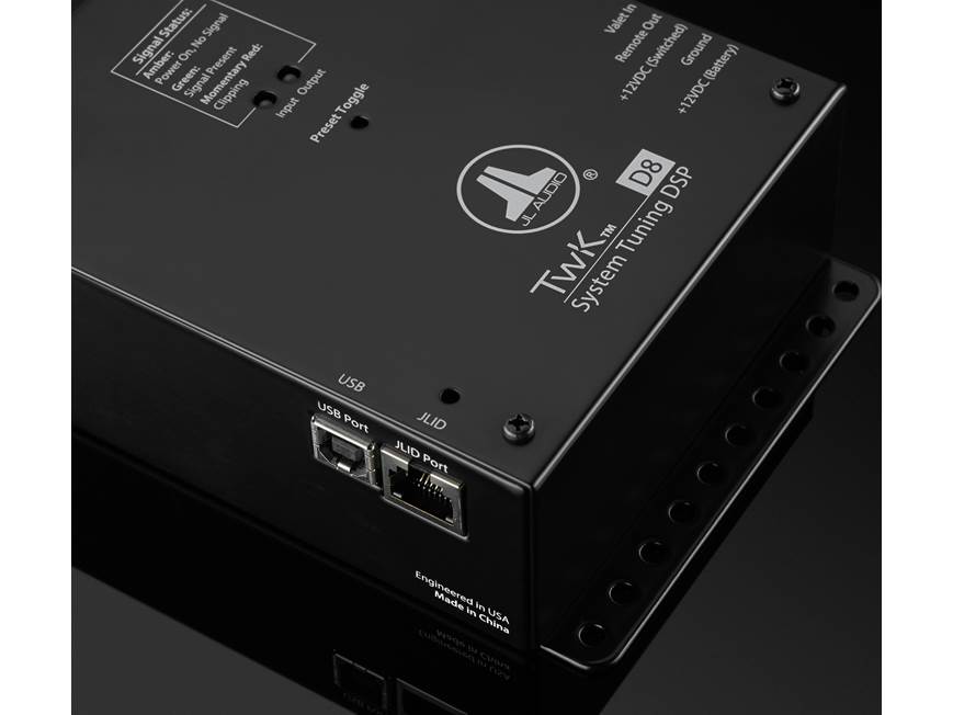 JL Audio TwK™ D8 Digital Signal Processor 8-channel DSP with