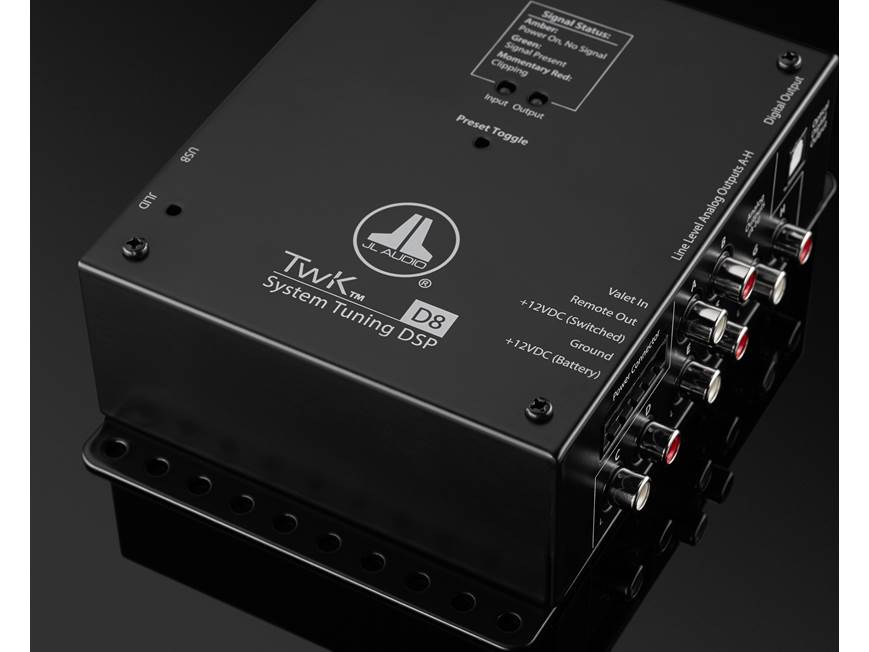 JL Audio TwK™ D8 Digital Signal Processor 8-channel DSP with