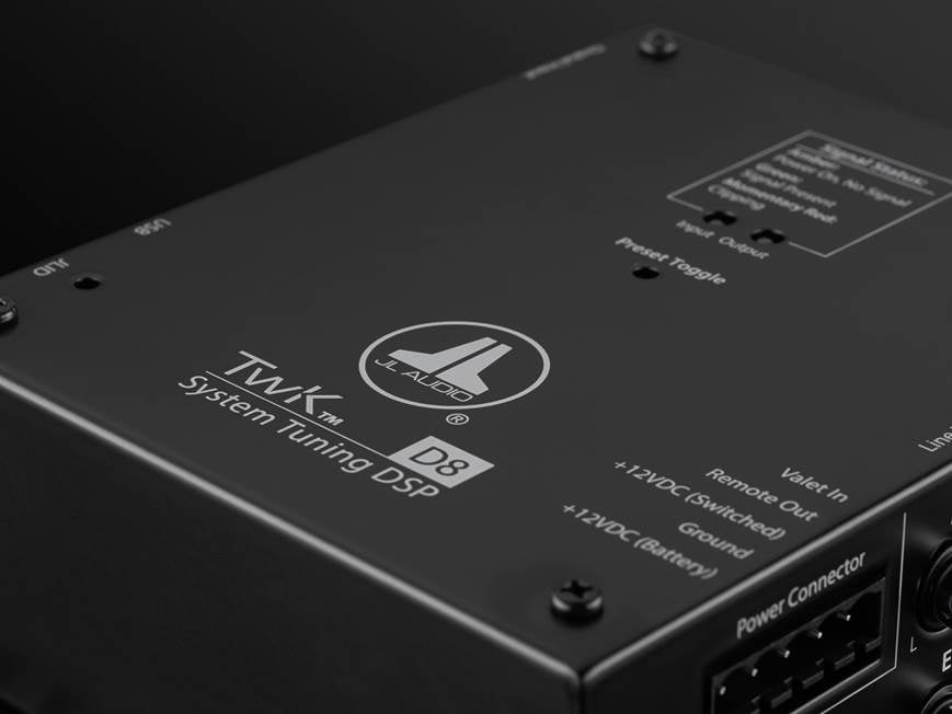 JL Audio TwK™ D8 Digital Signal Processor 8-channel DSP with