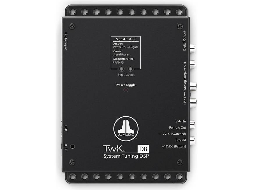 JLオーディオ TwKD8 シグナルプロセッサー JL Audio TwK™ D8 Digital Signal Processor 8-channel DSP with