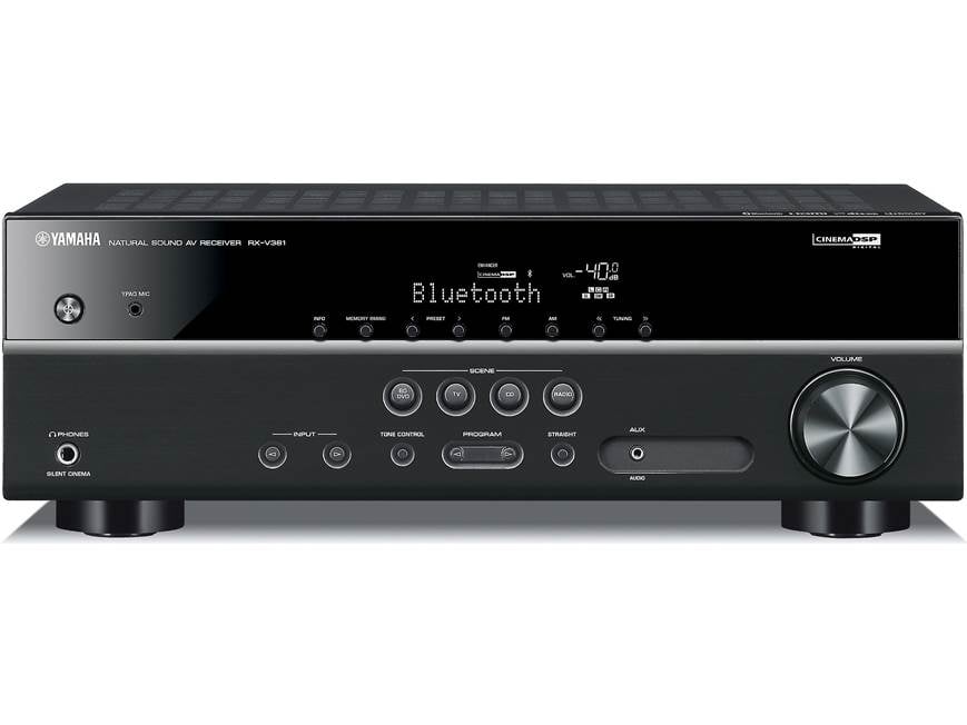 Yamaha RX-V381 5.1-channel home theater receiver with Bluetooth
