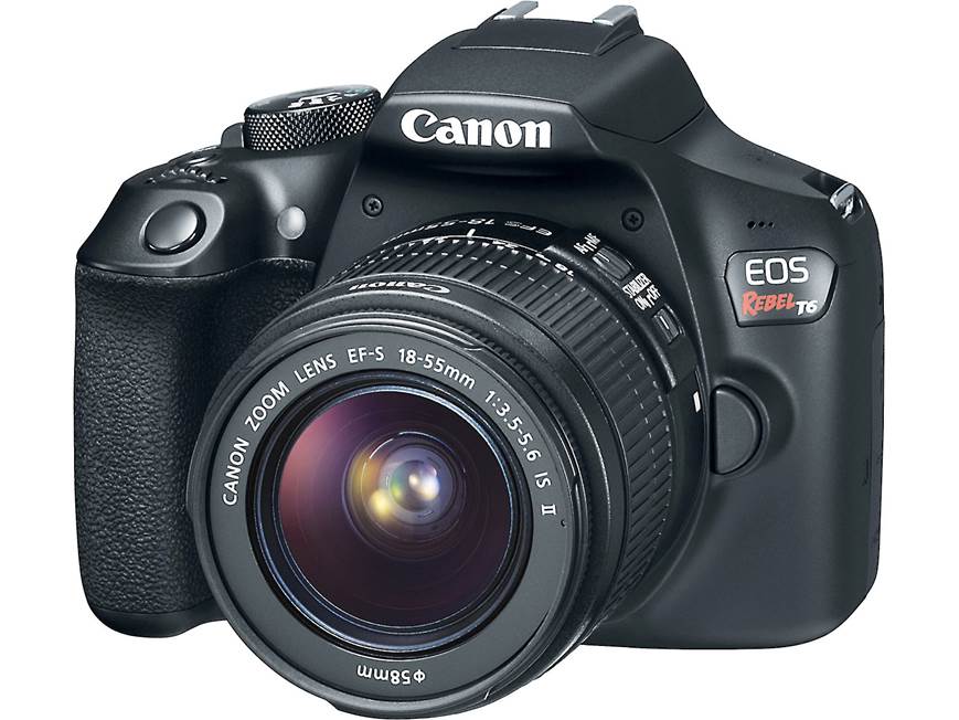 Canon EOS Rebel T6 Two Zoom Lens Kit 18-megapixel DSLR camera with