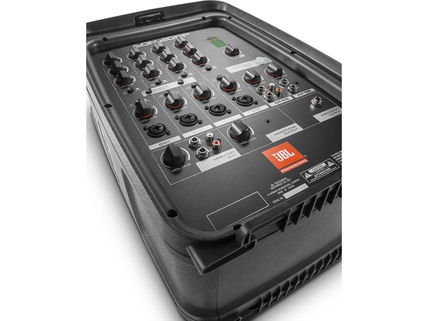 JBL EON 208 Bundle Package includes the EON208P portable PA, Gator