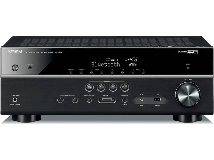 Yamaha RX-V481 5.1-channel home theater receiver with Wi-Fi