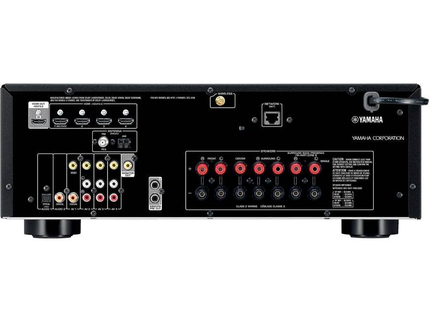 Yamaha RX-V581 7.2-channel home theater receiver with Wi-Fi