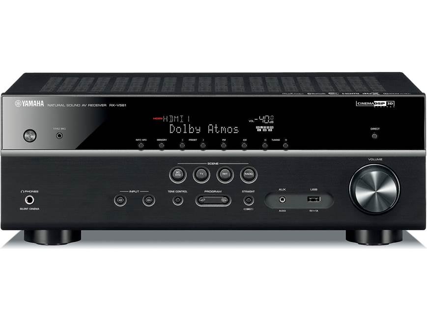 Yamaha RX-V581 7.2-channel home theater receiver with Wi-Fi