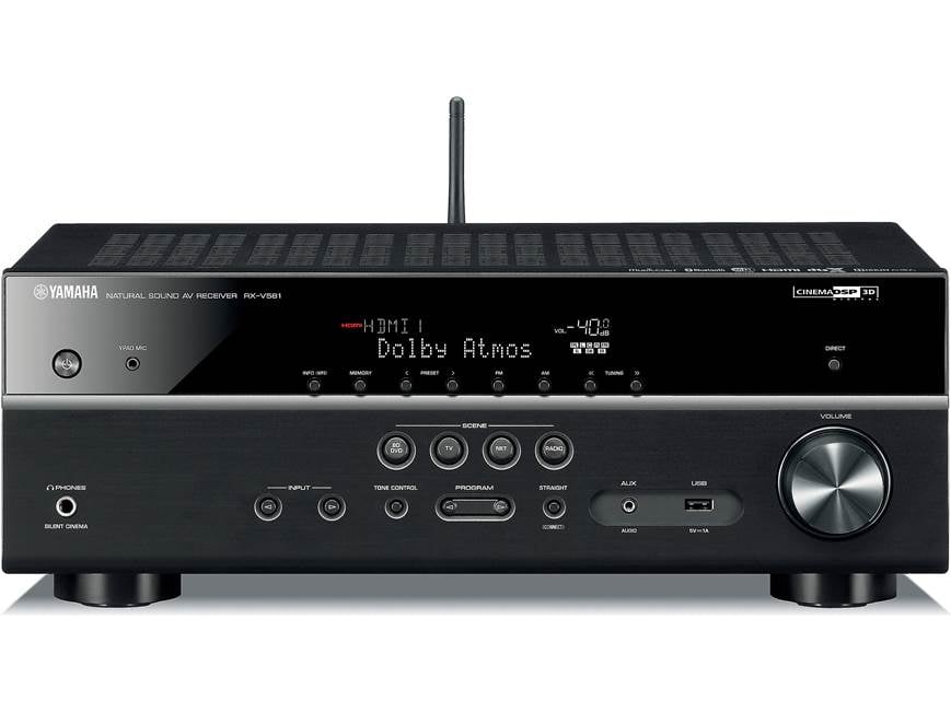 Yamaha RX-V581 7.2-channel home theater receiver with Wi-Fi