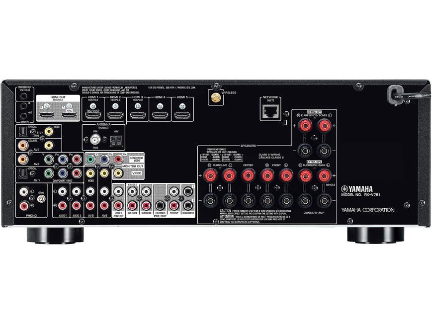 Yamaha RX-V781 7.2-channel home theater receiver with Wi-Fi