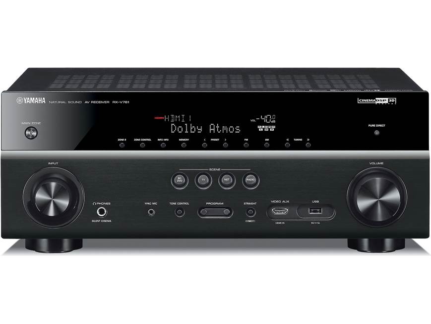 Yamaha RX-V781 7.2-channel home theater receiver with Wi-Fi