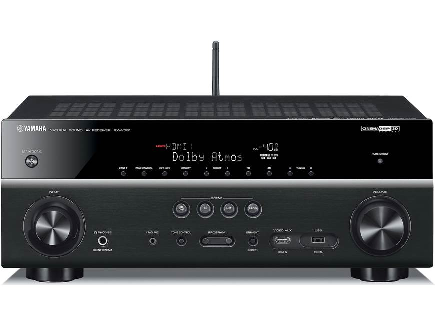 Yamaha RX-V781 7.2-channel home theater receiver with Wi-Fi