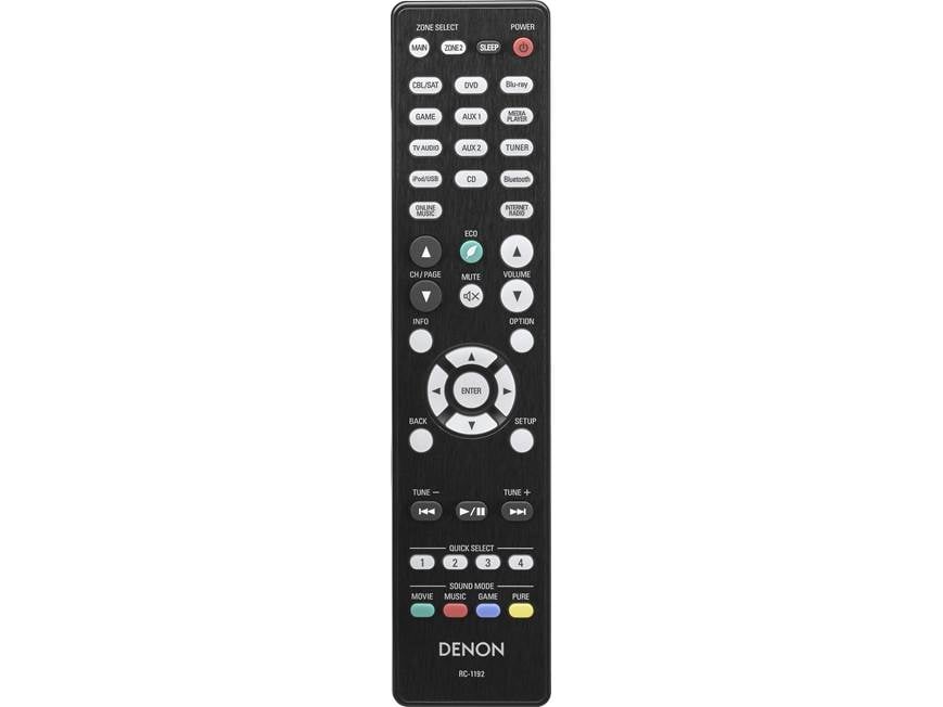 Denon AVR-S920W 7.2-channel home theater receiver with Wi-Fi