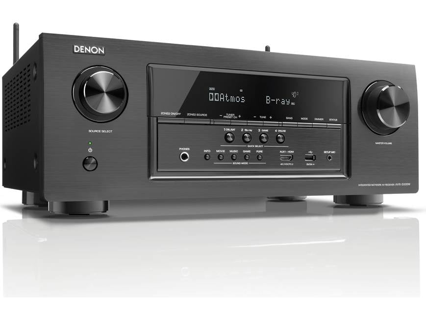 Denon AVR-S920W 7.2-channel home theater receiver with Wi-Fi