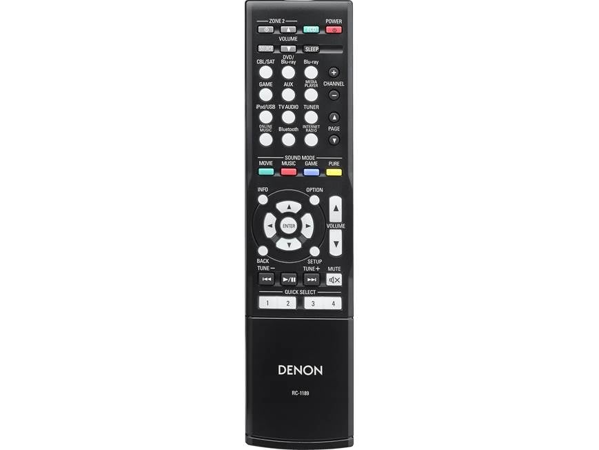 Denon AVR-X1300W 7.2-channel home theater receiver with Wi-Fi