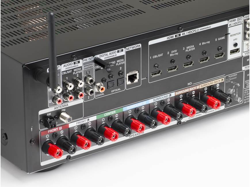 Denon AVR-X1300W 7.2-channel home theater receiver with Wi-Fi