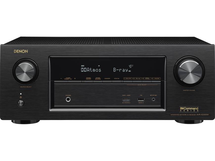 ★【美品】DENON AVアンプ AVR-X2300W 2016年製 Denon AVR-X2300W 7.2-channel home theater receiver with Wi-Fi