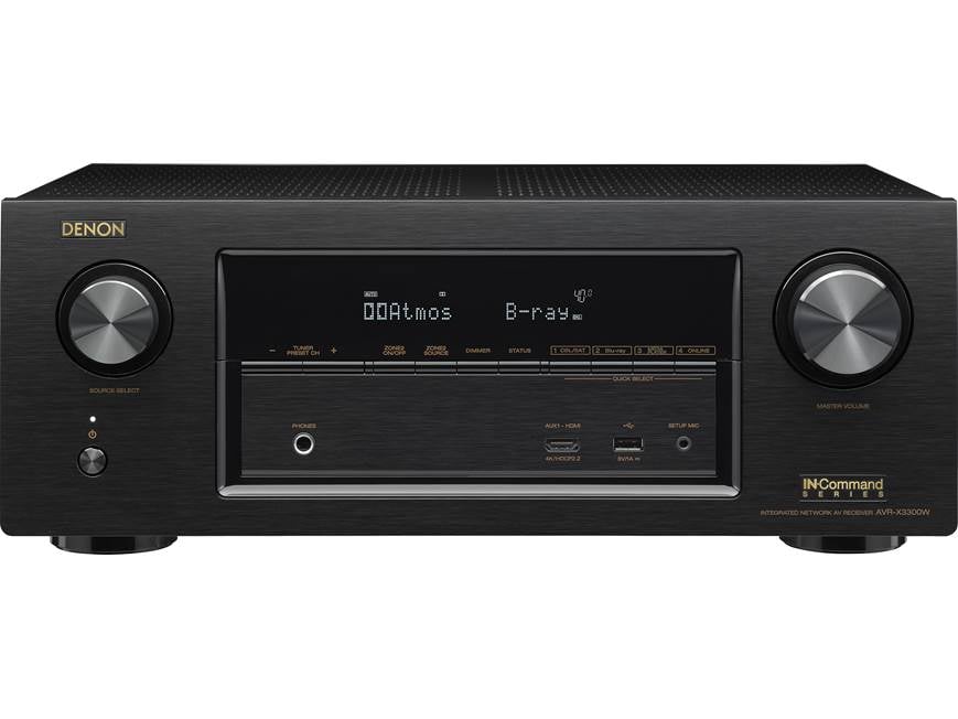 Denon AVR-X3300W IN-Command 7.2-channel home theater receiver with