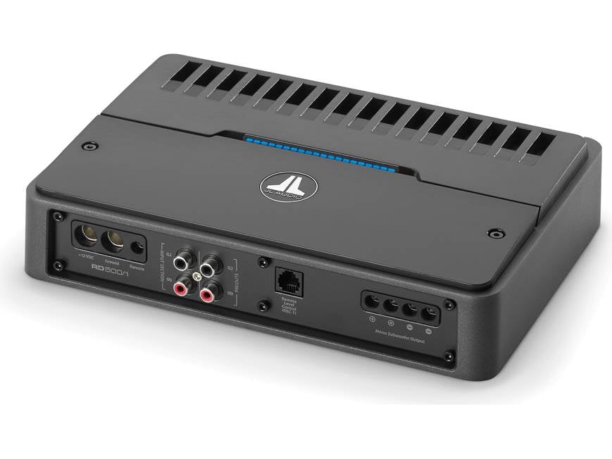 JL Audio RD500/1 Mono subwoofer amplifier — 500 watts RMS x 1 at 2 