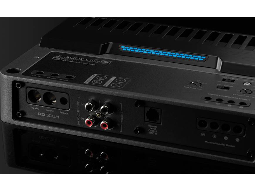 JL Audio RD500/1 Mono subwoofer amplifier — 500 watts RMS x 1 at 2