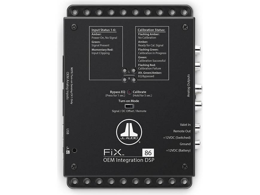 JL Audio FiX™ 86 Digital Signal Processor DSP for adding amps and