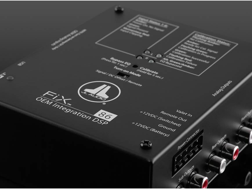 JL Audio FiX™ 86 Digital Signal Processor DSP for adding amps and