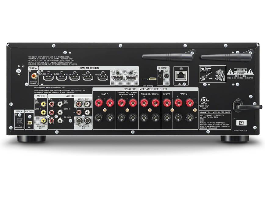 Sony STR-DN1040 マルチチャンネルアンプ Sony STR-DN1040 7.2-channel home theater receiver with Wi-Fi® and