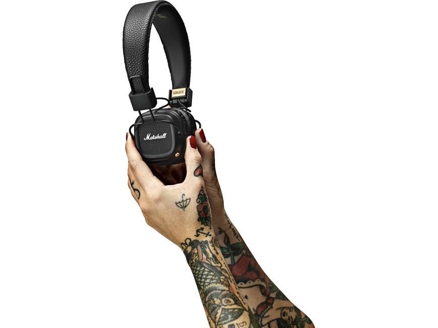 ヘッドホン MARSHALL HEADPHONES MAJOR II BLUETOOTH Marshall Major II Bluetooth® Wireless on-ear headphones at Crutchfield