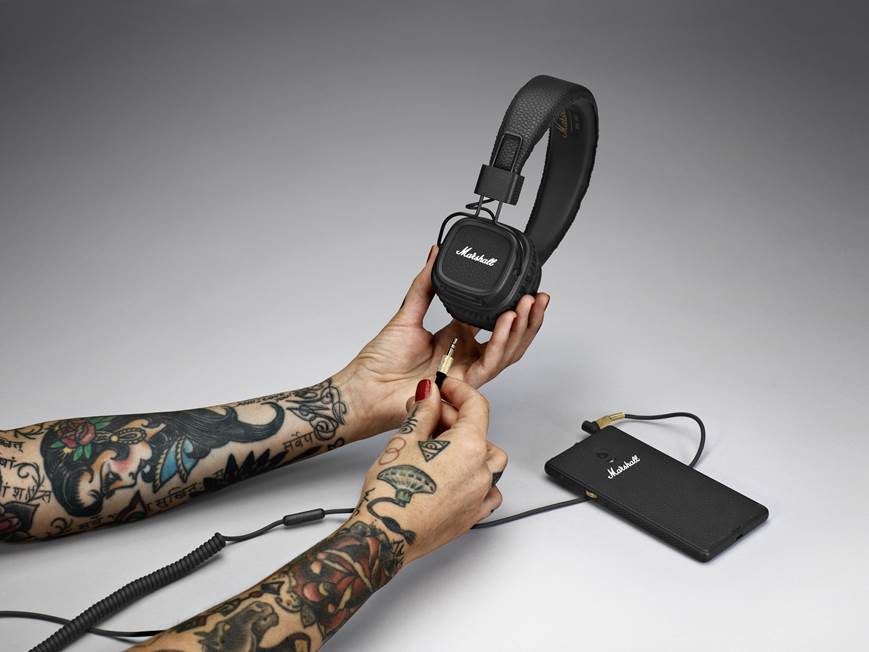 Marshall Major II Bluetooth® Wireless on-ear headphones at Crutchfield