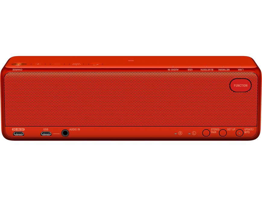 SONY hear go ワイヤレススピーカー SRS-HG1レッド 【公式通販】