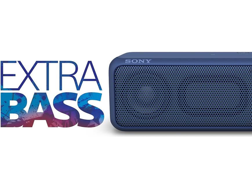 Sony SRS-XB3 (Blue) Portable Bluetooth® speaker (Blue) at Crutchfield