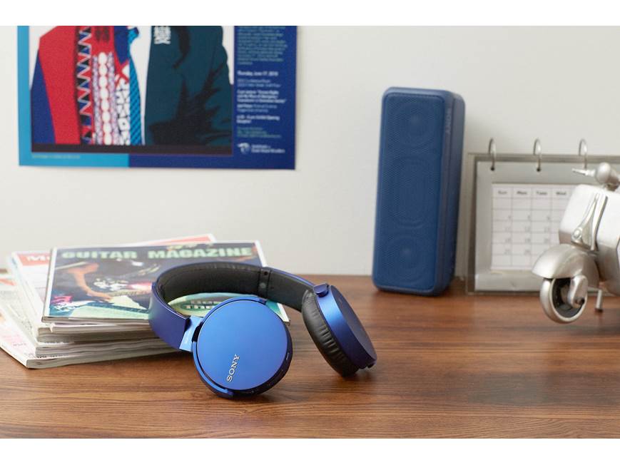 Sony SRS-XB3 (Blue) Portable Bluetooth® speaker (Blue) at Crutchfield