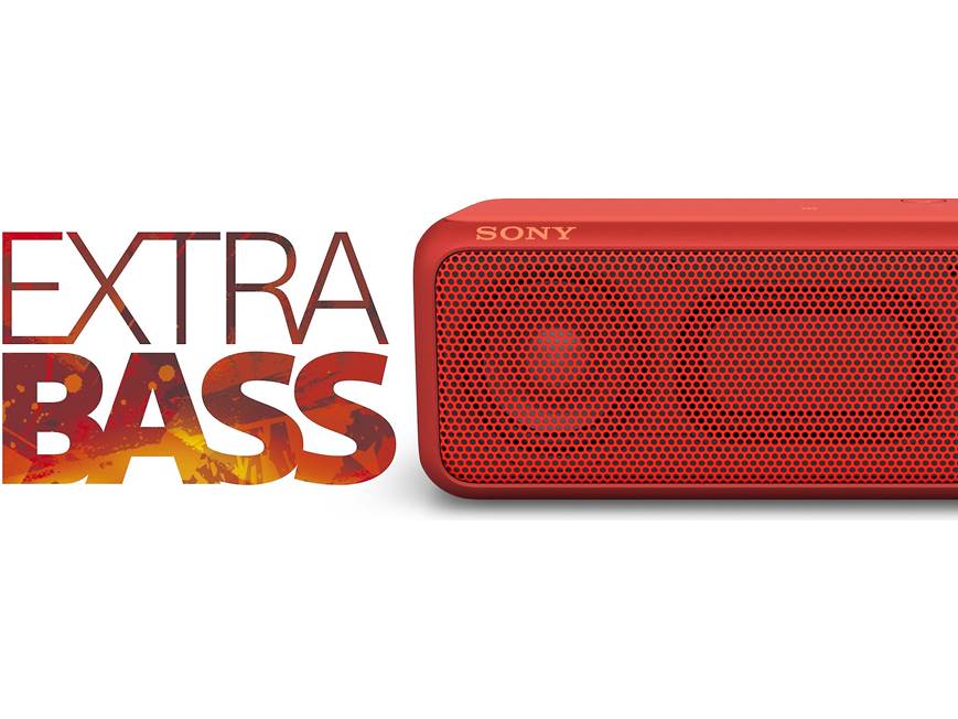 Sony SRS-XB3 (Red) Portable Bluetooth® speaker (Red) at Crutchfield