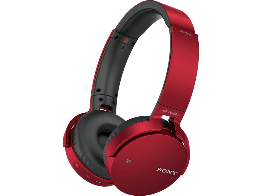 Sony MDR-XB650BT EXTRA BASS™ (Red) On-ear Bluetooth® headphones