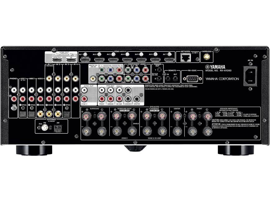 Yamaha AVENTAGE RX-A1060 7.2-channel home theater receiver with Wi