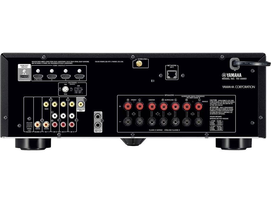 Yamaha AVENTAGE RX-A660 7.2-channel home theater receiver with Wi