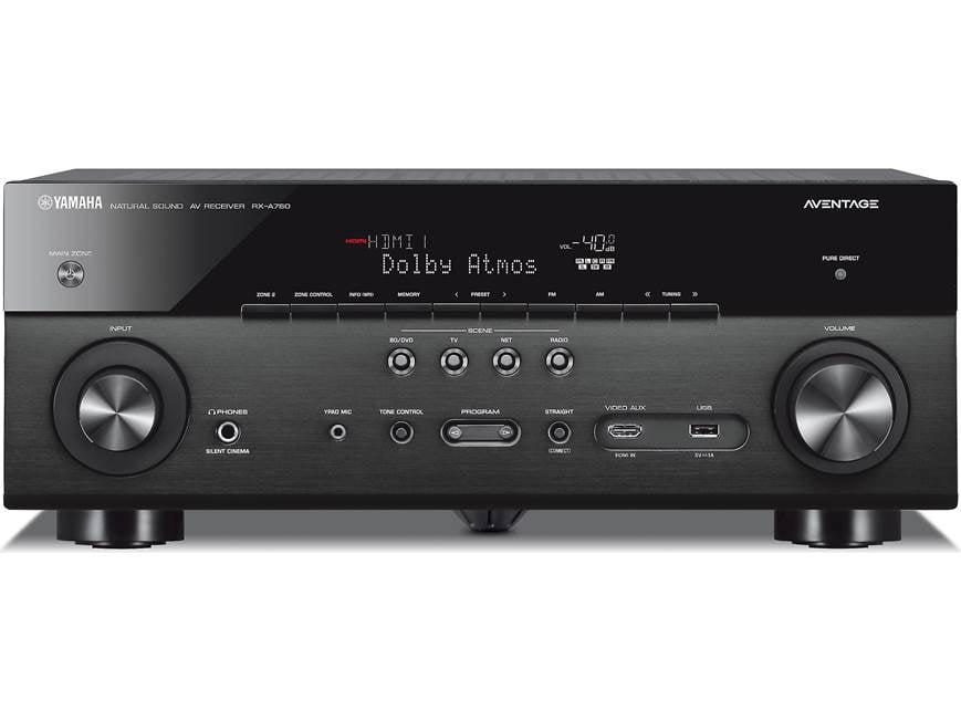 Yamaha AVENTAGE RX-A760 7.2-channel home theater receiver with Wi