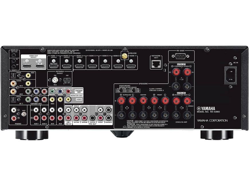 Yamaha AVENTAGE RX-A860 7.2-channel home theater receiver with Wi