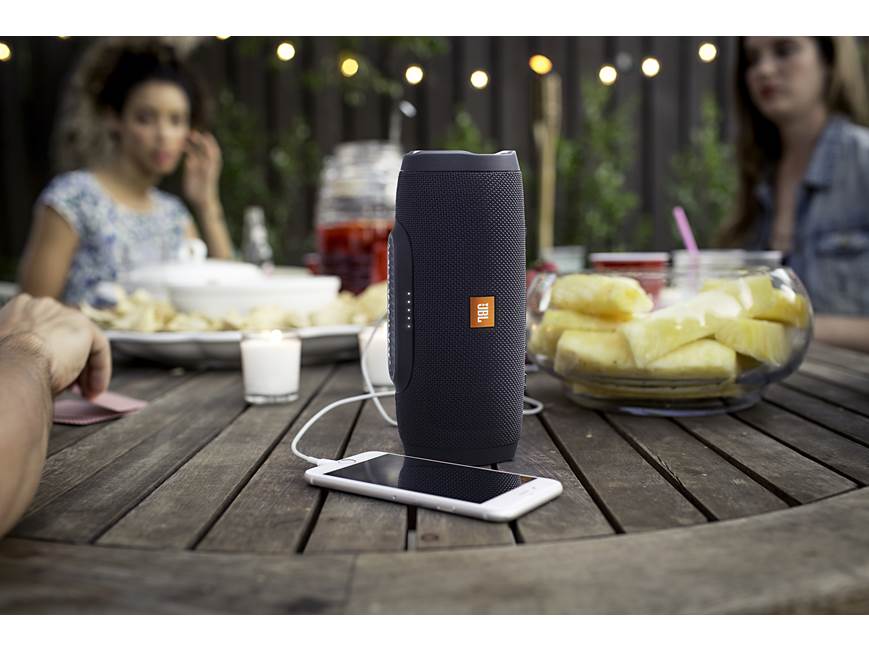 JBL Charge 3 (Black) Waterproof portable Bluetooth® speaker (Black