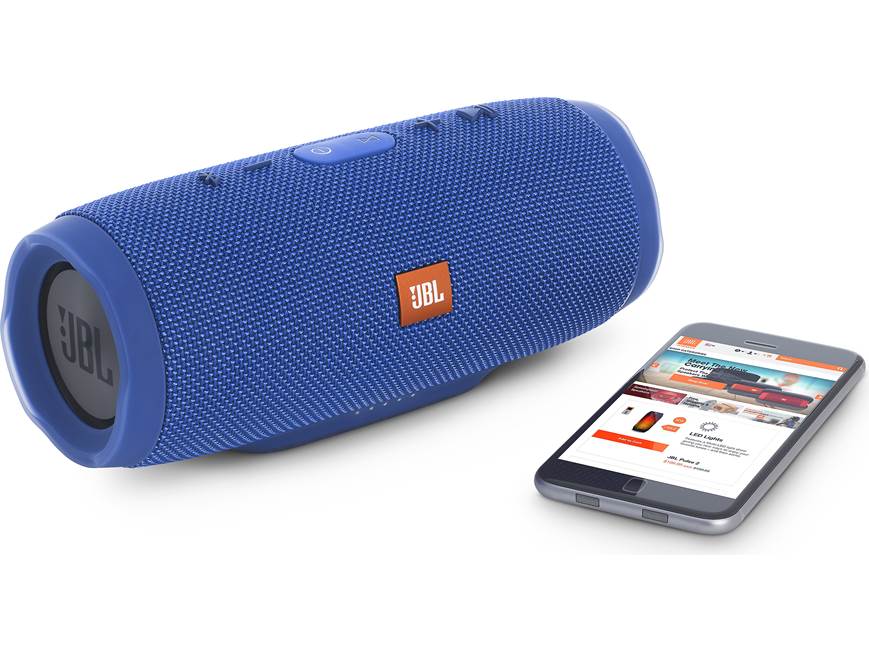 JBL Charge 3 (Blue) Waterproof portable Bluetooth® speaker (Blue