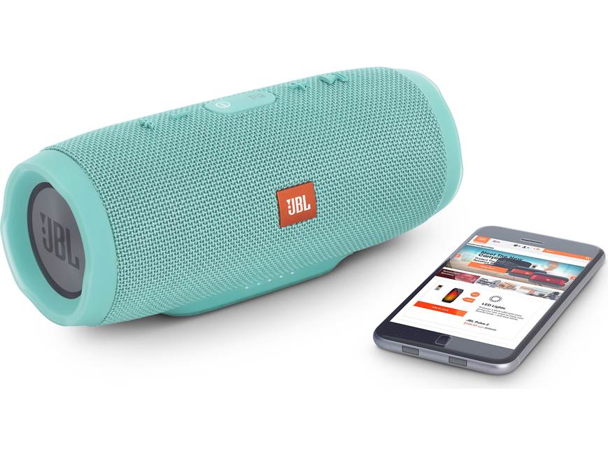 JBL Charge 3 (Teal) Waterproof portable Bluetooth® speaker (Teal
