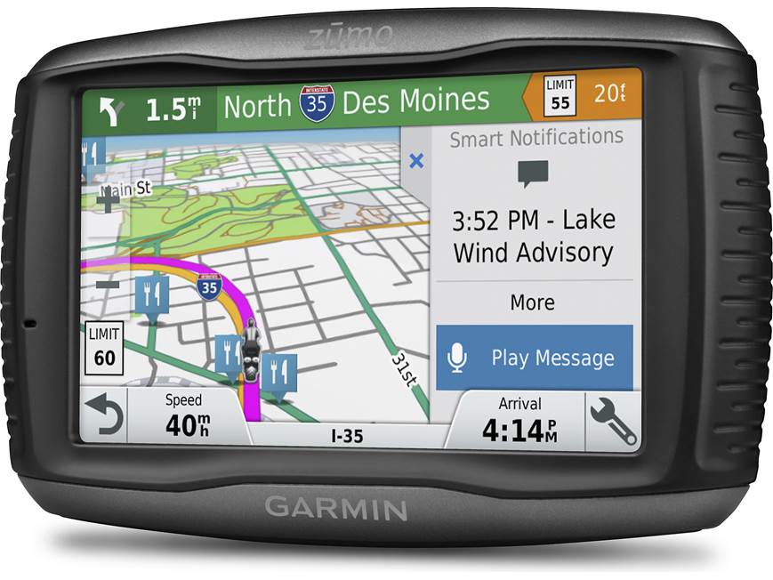 Garmin zūmo® 595LM Portable motorcycle navigator with free