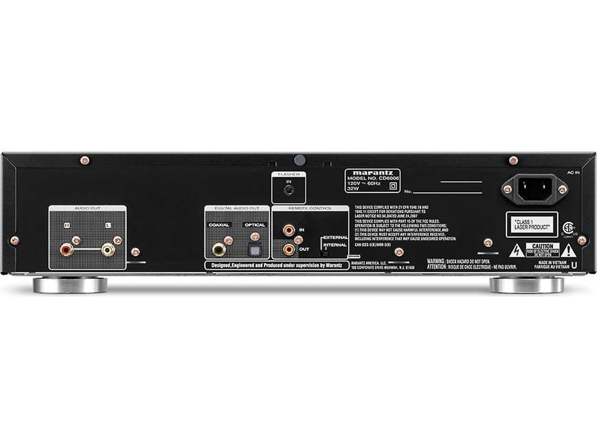 Marantz CD6006 Single-disc CD player with USB port for iPod