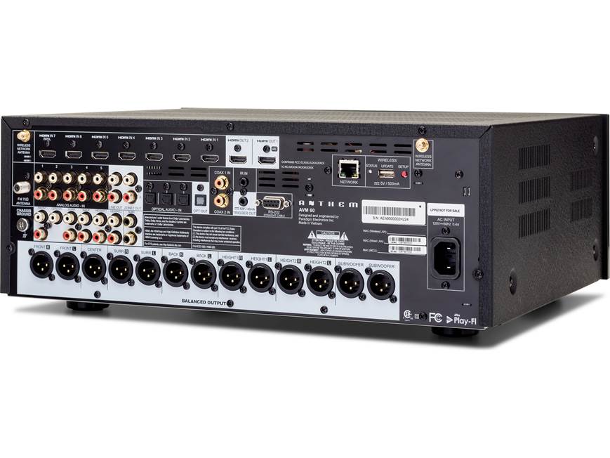 Anthem AVM 60 11.2-channel home theater preamp/processor with