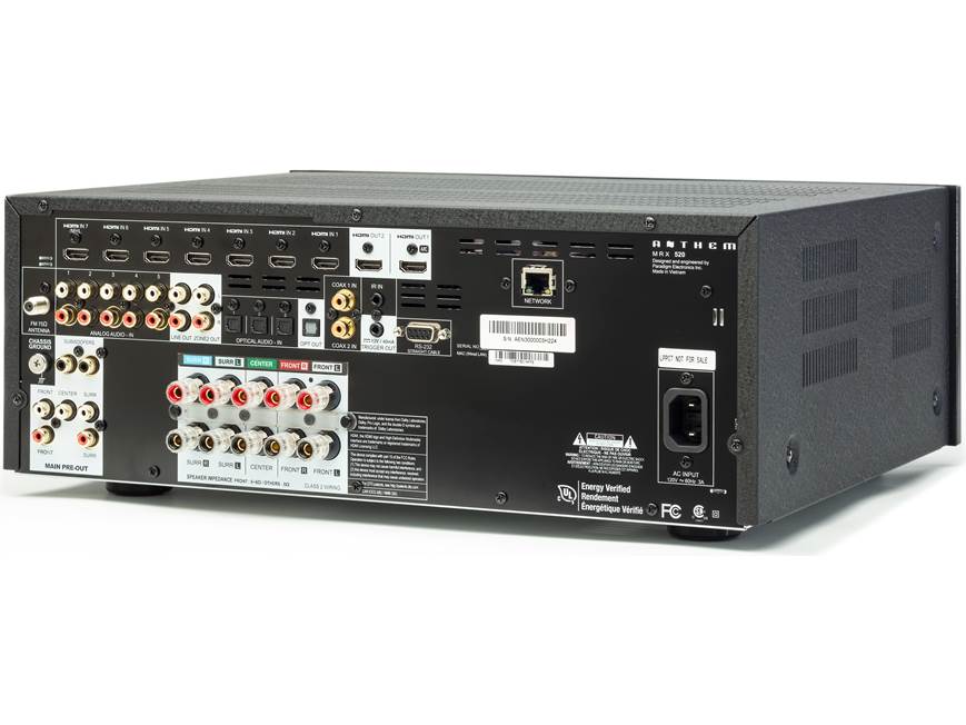 Anthem MRX 520 5.2-channel home theater receiver with Anthem Room 