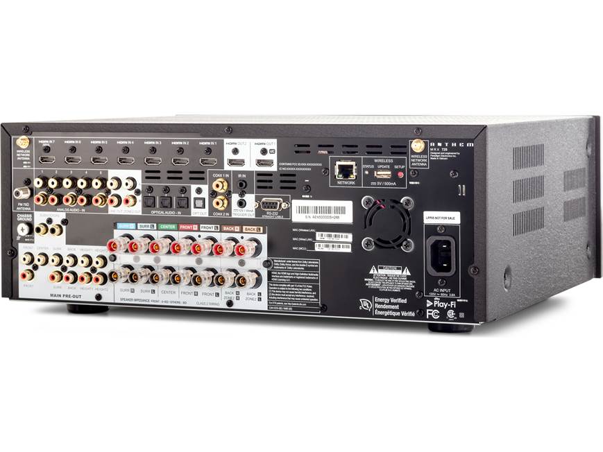 Anthem MRX 720 7.2-channel home theater receiver with Anthem Room